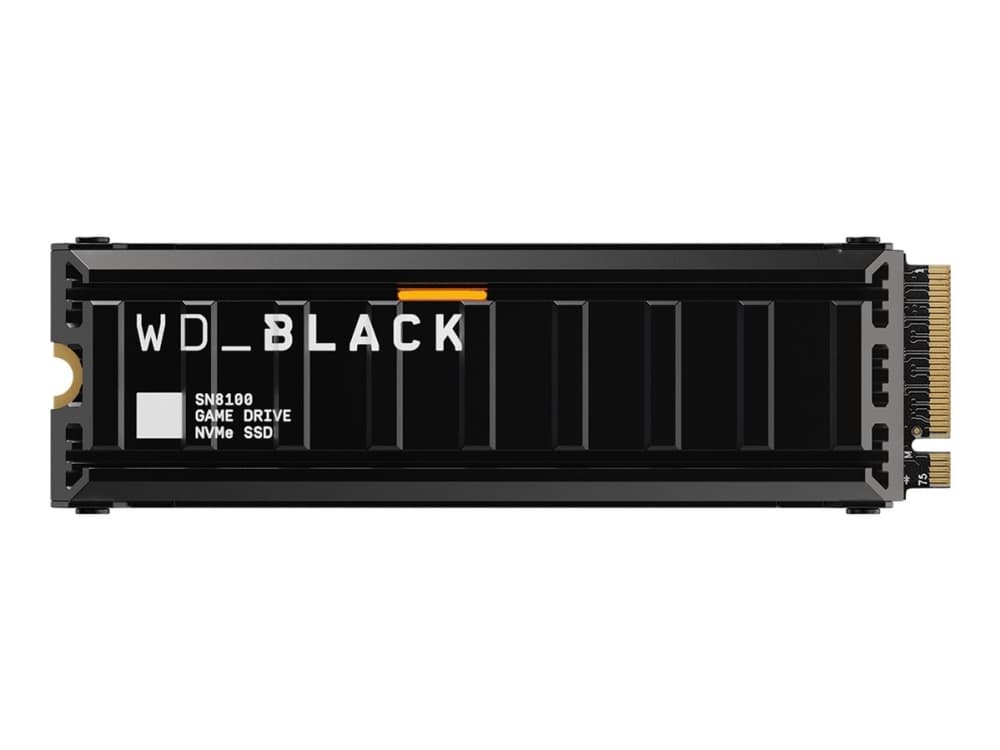 WD_BLACK SN8100 WDS100T1XHM-00CMT0 - SSD - salattu - 1 TB - sisäinen - M.2 2280 - PCI Express 5.0 x4 (NVMe) - TCG Opal Encryption 2.02 - integroitu jäähdytyslevy