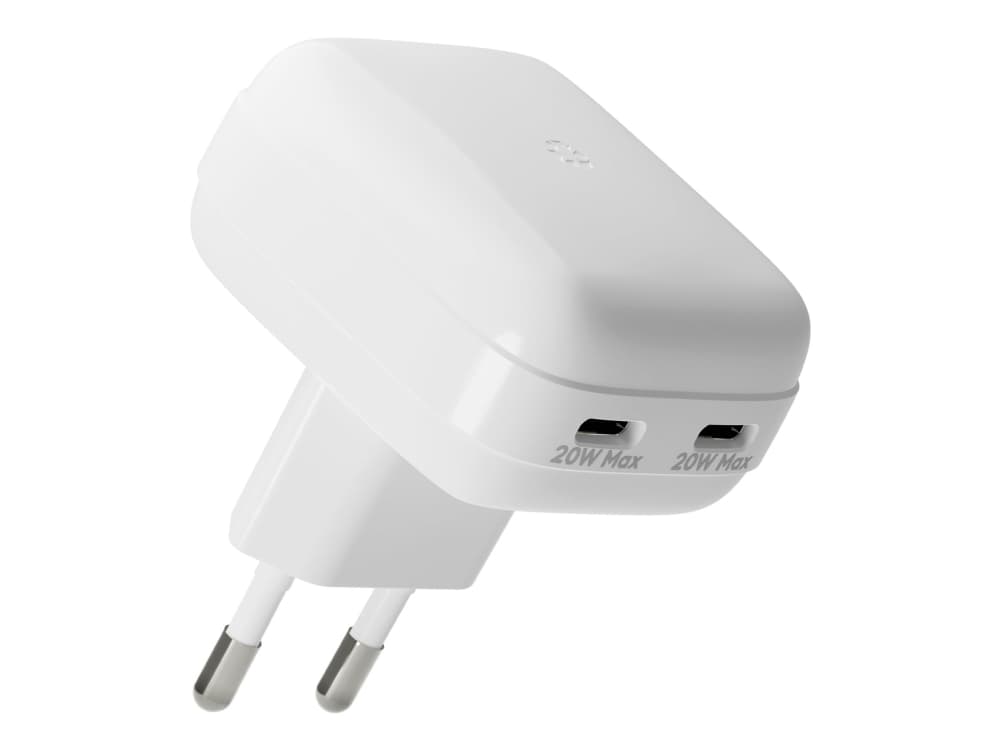 UUDELLEENLATAUS - EU LITTEÄ SEINÄLATAUS | LATURI - 2XUSB-C 20W - W