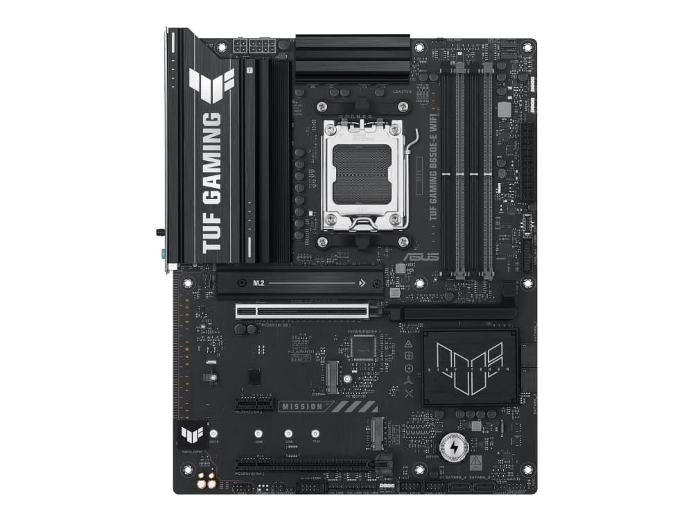 ASUS TUF GAMING B650E-E WIFI, AMD, Pistoke AM5, AMD Ryzen 7000 Series, AMD Ryzen 8000 Series, AMD Ryzen 9000 Series, Pistoke AM5, DDR5-SDRAM, 256 GB
