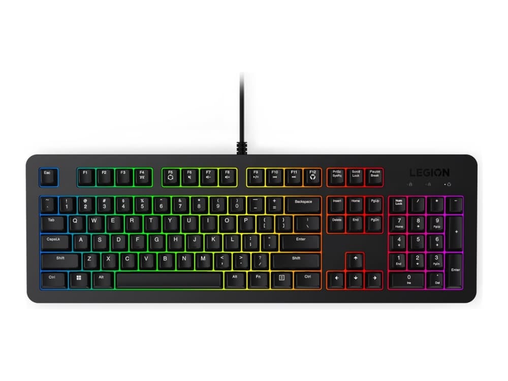 Lenovo Legion K310 -näppäimistö RGB-kaapelointi Pohjoismainen