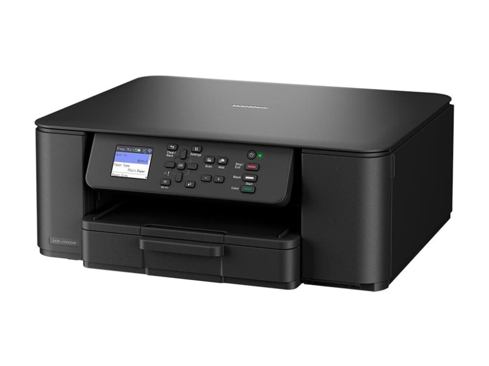Brother DCP-J1310DW, Mustesuihku, Väritulostus, 1200 x 6000 DPI, Värikopiointi, A4, musta