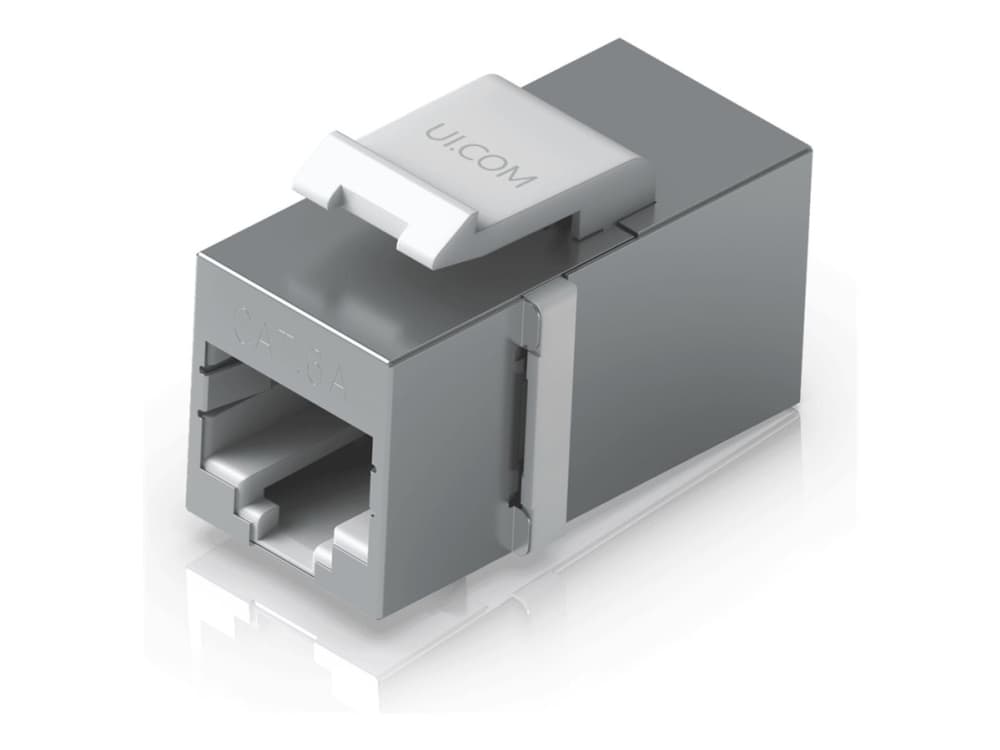 Ubiquiti UACC-Keystone-Coupler-C6A, Tasainen, Ruostumaton teräs, RJ-45, RJ-45, Naaras, Naaras