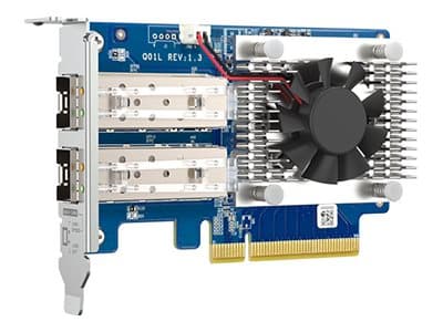 QNAP QXG-10G2SF-NXE, Sisäinen, Langallinen, PCI Express, Kuitu, 10 Mbit/s, Monivärinen