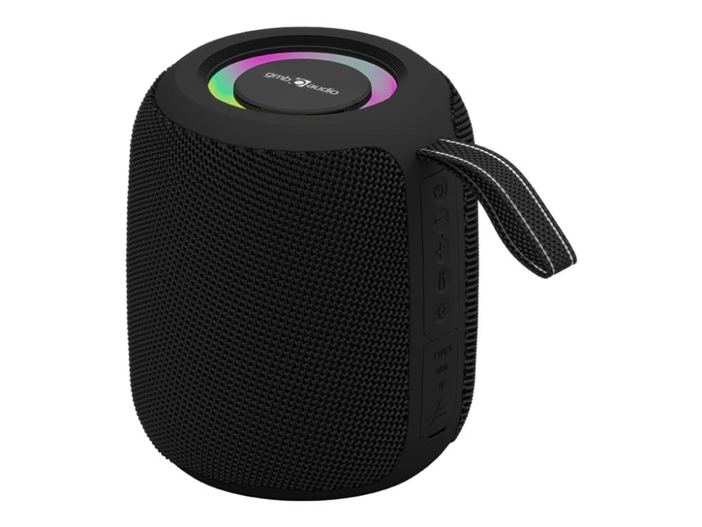 Kannettava kaiutin|GEMBIRD|Musta|Kannettava/langaton|Bluetooth|SPK-BT-LED-05-BK