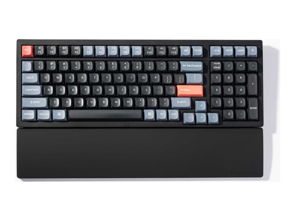 Keychron PR51, Keyboard palm rest, Silikoni, 390,5 mm, 79,5 mm, 317 g, musta