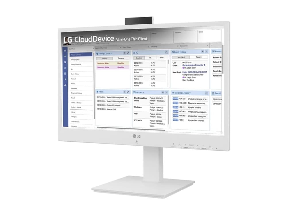 LG 24CR671N-2P, 60,5 cm (23,8), Full HD, Intel® Pentium®, 8 Gt, 256 Gt, Valkoinen