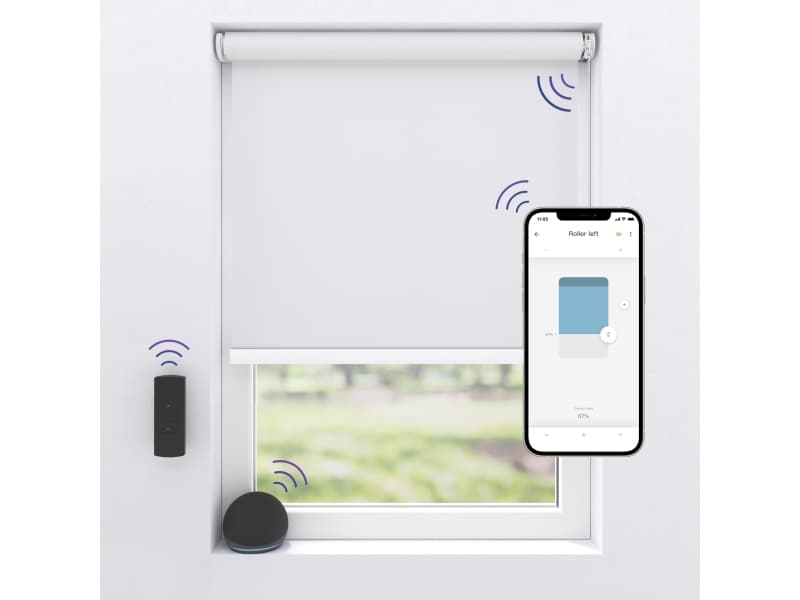 MotionBlinds Wireless Electric Black-Out Rollerblind 150x190cm - White