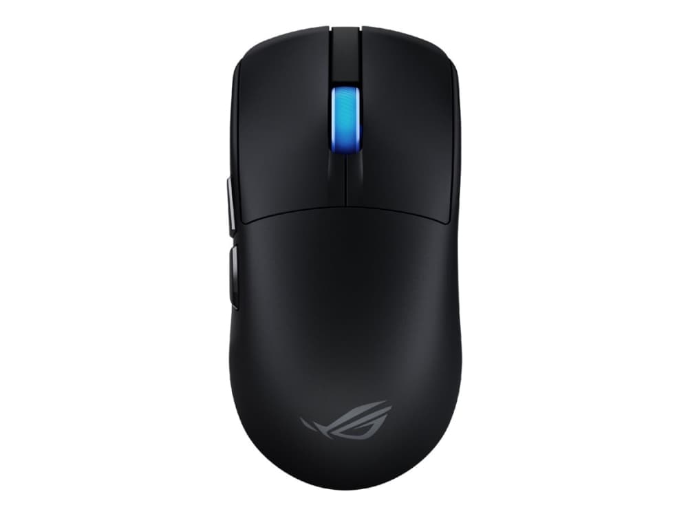 ASUS ROG Harpe II Ace - Hiiri - oikeakätinen - optinen - 6 painiketta - langaton, langallinen - USB 2.0, 2.4 GHz, Bluetooth 5.1 - langaton vastaanotin (USB) - musta