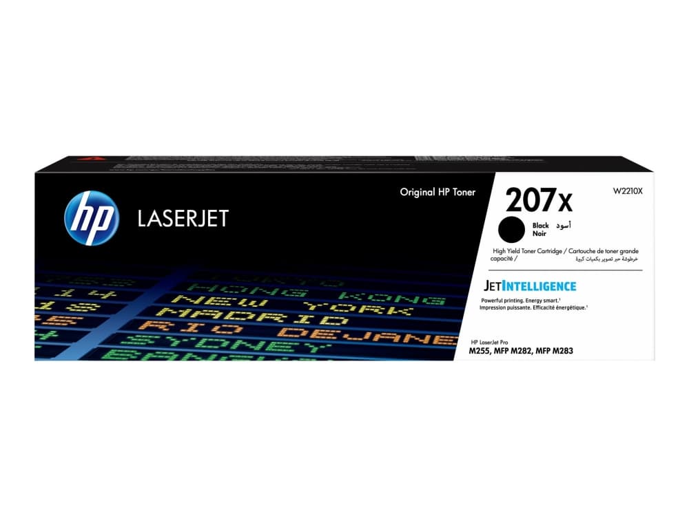 HP 207X alkuperäinen riittoisa musta LaserJet -värikasetti, 3150 sivua, Musta, 1 kpl