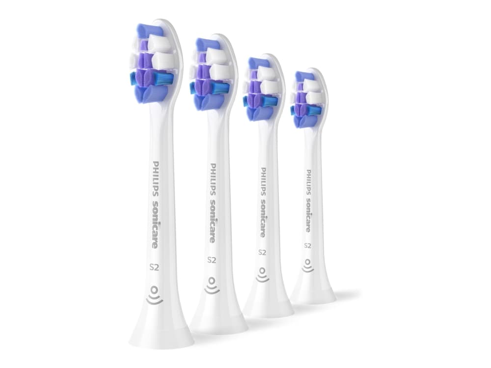 Philips Sensitive HX6054/87 Harjaspääpakkaus, 4 kpl, 4 kpl, Valkoinen, 3 kuukautta, Erittäin pehmeä, Philips, DiamondClean, DiamondClean 9000, DiamondClean Smart, EasyClean, Essence+, ExpertClean,...