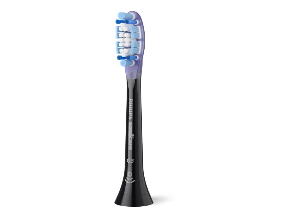 Philips Premium Gum Care HX9055/88 Harjaspääpakkaus, 5 kpl, 5 kpl, musta, 3 kuukautta, Pehmeä, 62000 liikettä minuutissa, Philips