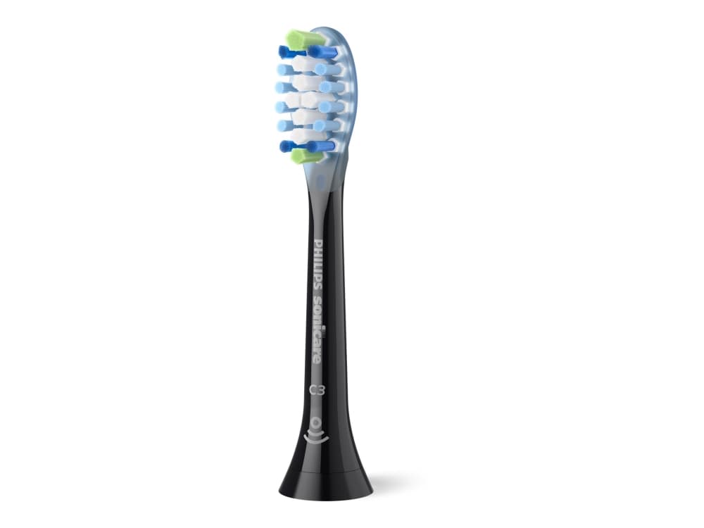 Philips Sonicare Premium Plaque Defence HX9045/88 Harjaspääpakkaus, 4+1 kpl, 5 kpl, musta, 3 kuukautta, Keskikokoinen, 62000 liikettä minuutissa, Philips
