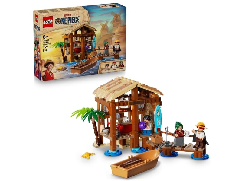 LEGO ONE PIECE 75636 Tuulimyllykylän mökki