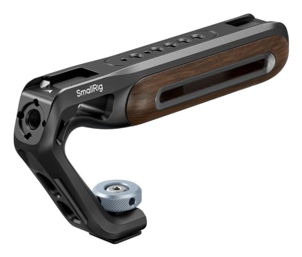 SmallRig 5250, Digitaalikameran käsikahva, musta, Ruskea, Alumiini, Puu, 165,1 mm, 32 mm, 84 mm