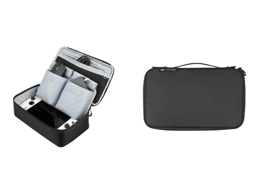 ASUS ROG Tech Pouch BC1003, Pussi, ASUS, musta, Nailon, Hylkii vettä, Vetoketju