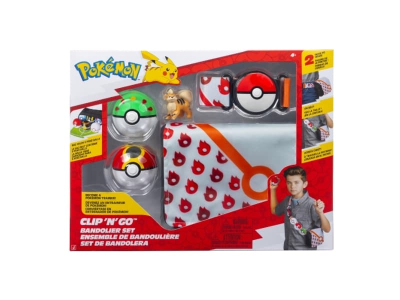 POKEMON CLIP N GO BANDOLIER SET GROWLITHE