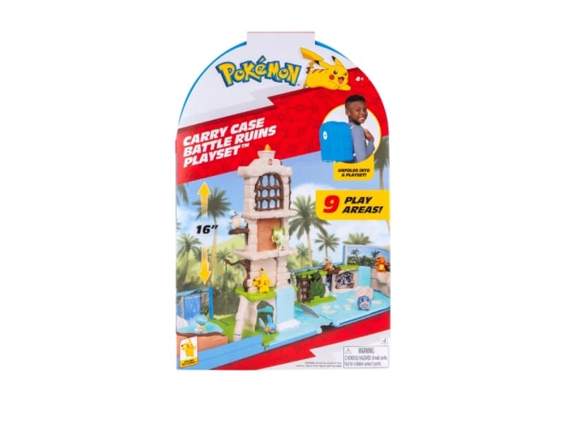 Pokémon carry case battle ruins playset