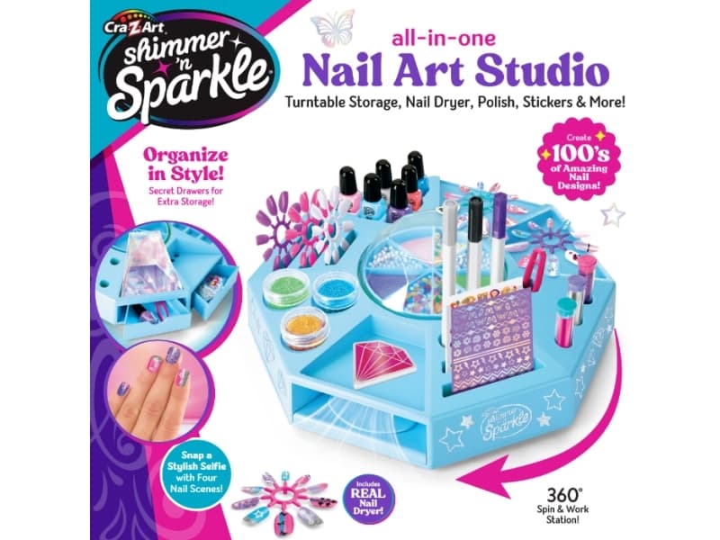 Character Options Shimmer N Sparkle All in One Nail Art Studio