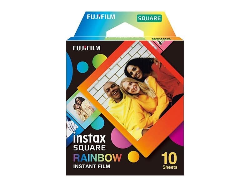 INSTAX Square Film. 10 kuvaa. sateenkaari