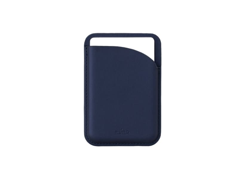 PURO PUWMAG1DKBLUE, Lompakko, Laivasto, PU nahka, Yksivärinen, Dark Blue, 1 taskua