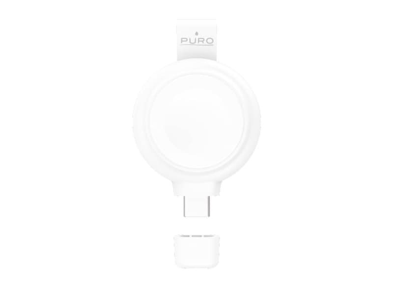 PURO Power Go Mini, sisätiloissa, USB, langaton lataus, valkoinen