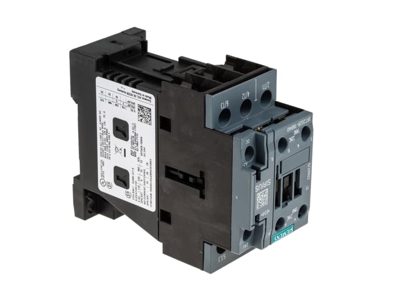 Siemens 3RT2028-1BB40 Kontaktori 3 x katkaisija 18,5 kW 24 V/DC 38 A apukoskettimella 1 kpl 1 kpl