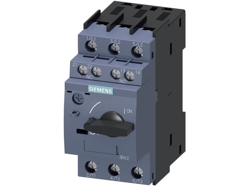 Siemens 3RV2011-1EA15 Katkaisija 1 kpl Asetusalue (virta): 2,8 - 4 A Kytkentäjännite (max.): 690 V/AC (L x K x S) 45 x 97 x 97 mm