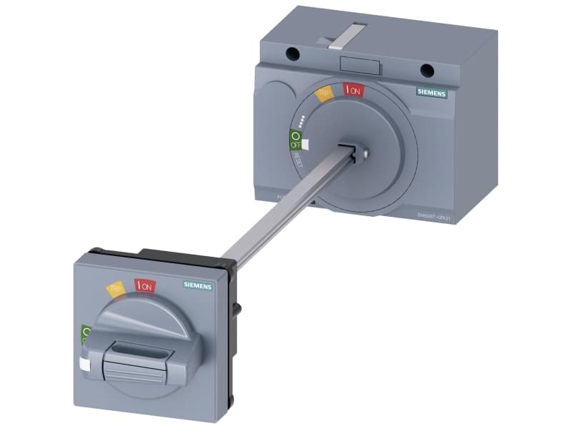 SIEMENS Oveen asennettava kierrekahva vakio IEC IP65 ovensalvalla varustettu lisävaruste 3VA2 100/160/250:lle