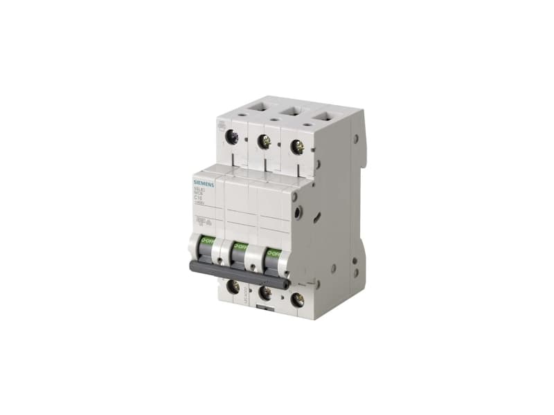 Siemens 5SL6310-7 LS-SCHALTER 6KA Ledningssikkerikkerhedsafbryder 3-polet 10 A 400 V