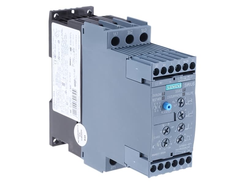 Siemens 3RW4027-1BB04 3RW40271BB04 Pehmokäynnistysyksikkö Moottorin nimellisvirta 400 V:lla 15 kW 480 V Nimellisvirta 32 A