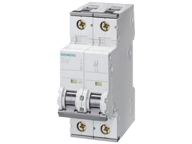 Siemens 5SY62027 5SY6202-7 Ledningssikkerikkerhedsafbryder 2 A 230 V, 400 V