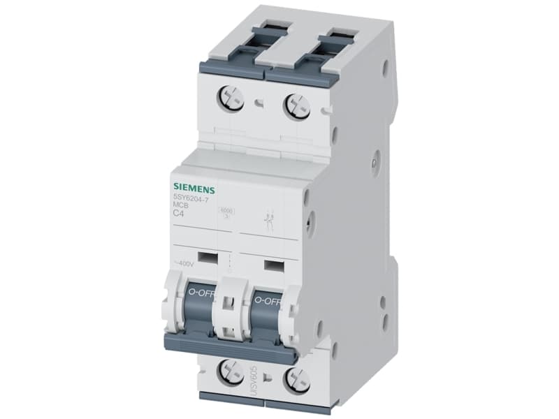 Siemens 5SY62047 5SY6204-7 Ledningssikkerikkerhedsafbryder 4 A 230 V, 400 V
