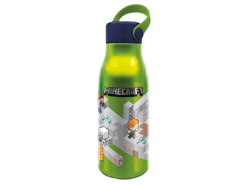 Stor - Water Bottle w/Flexi Handle 760 ml - Minecraft(088808715-40461)