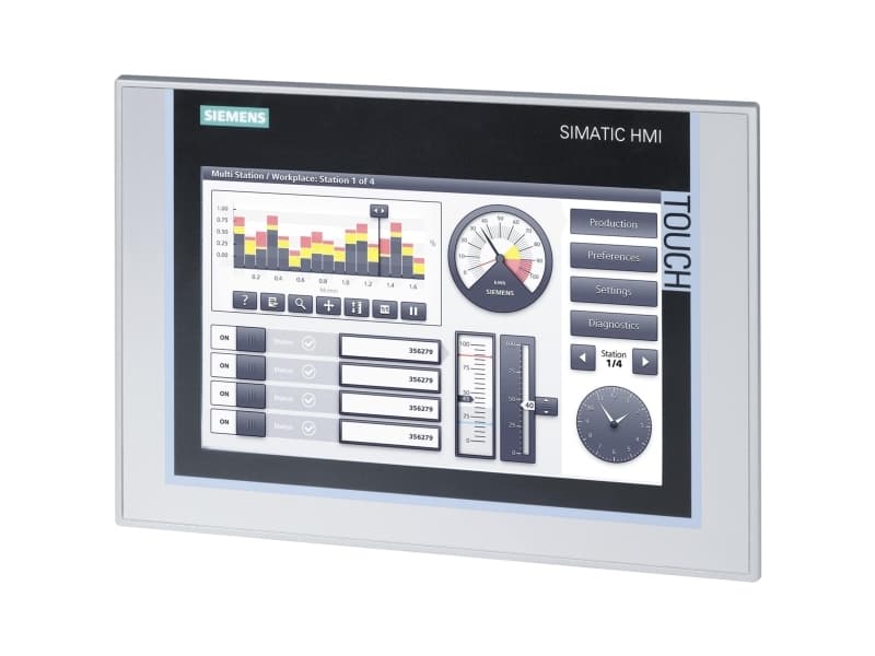 Siemens 6AV2124-0JC01-0AX0 6AV21240JC010AX0 PLC-näyttö