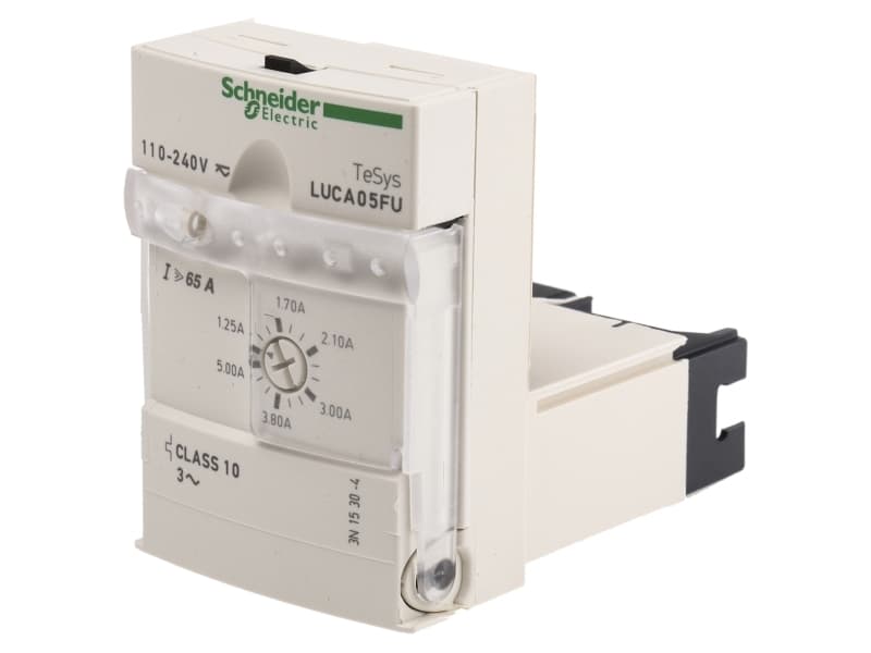 SCHNEIDER ELECTRIC Virtamoduuli 1,25-5A Ohjausjännite 110-240V AC/DC, TeSys-moottorinkäynnistysmoduuliin U