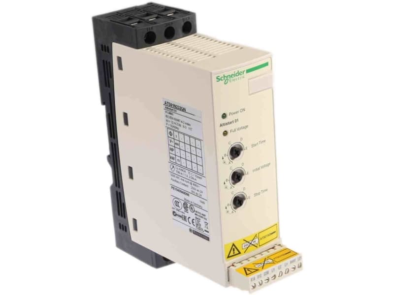 SCHNEIDER ELECTRIC Pehmokäynnistin 32A, 3-vaihesäätö380-415V , 15kW sisäänrakennetulla ohituksella