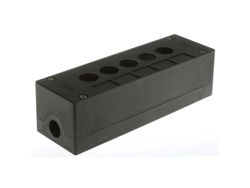 Trykknapbox tom m/5 hul aggresivt miljø