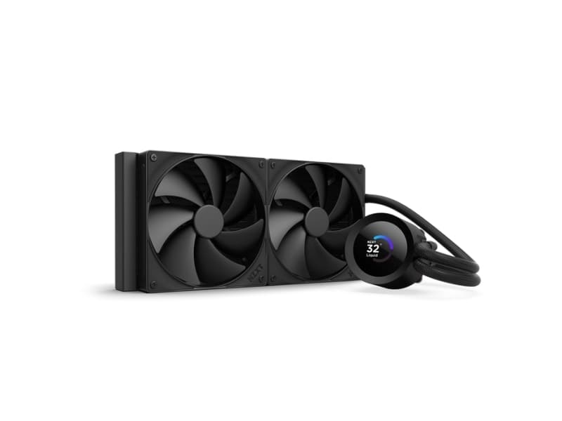 NZXT Kraken Plus 280, All-in-one-nesteenjäähdytin, 14 cm, musta