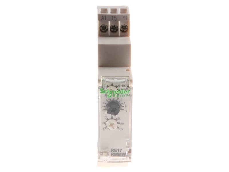 Ajastin 17,5mm multifunktion 0,1s-100t 1 C/O 5A 12-240VAC/DC