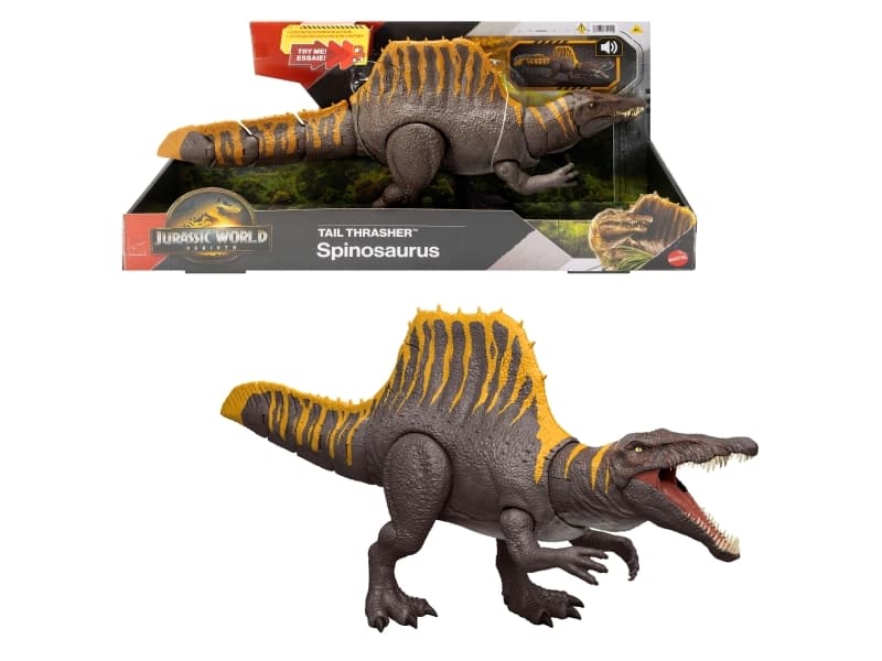Jurassic World Uudestisyntyminen Tail Thrasher Spinosaurus