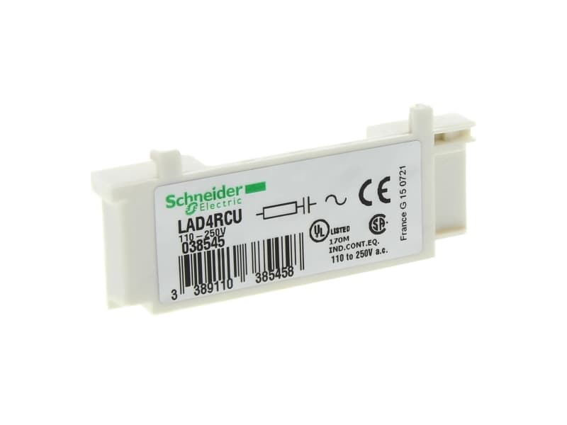 SCHNEIDER ELECTRIC RC-Led 110...250V AC Clipses på siden af LC1D09-D38