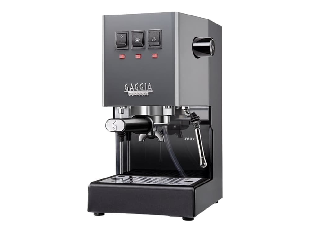 Gaggia E24, yhdistelmäkahvinkeitin, 2,1 l, kahvikapseli, jauhettu kahvi, 1200 W, harmaa