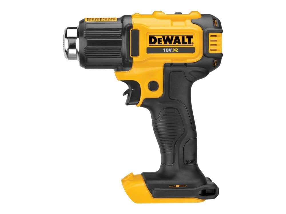 DeWALT DCE530N-XJ, Kuumailmapistooli, Pistoolikahva, Keltainen, 190 l/min, 530 °C, 109 l/min