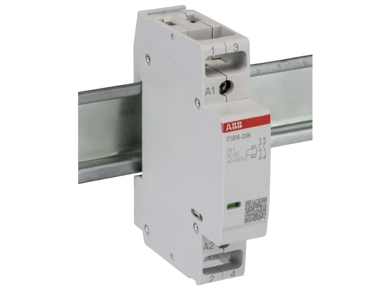 Asennuskytkin 2-napainen 2NO, AC-1 16A 55 asteessa, 250V AC, ohjausjännite 24V AC/DC