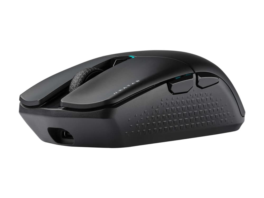 Corsair KATAR ELITE Wireless, Oikeakätinen, Optinen, RF Wireless + Bluetooth + USB Type-A, 26000 DPI, Musta