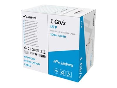 Lanberg 1Gb/s UTP-kaapeli 100m CCA-johto