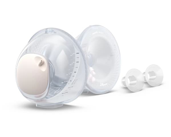 Philips AVENT Hands-free SCF439/01 Kahdet keruukupit, Varaosapakkaus, Polypropeeni (PP), Silikoni, Läpinäkyvä, Yksi koko