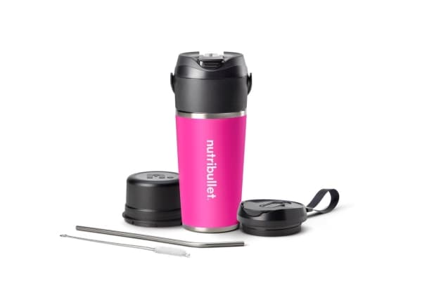 NutriBullet NBP 016MA, 0,59 L, musta, vaaleanpunainen