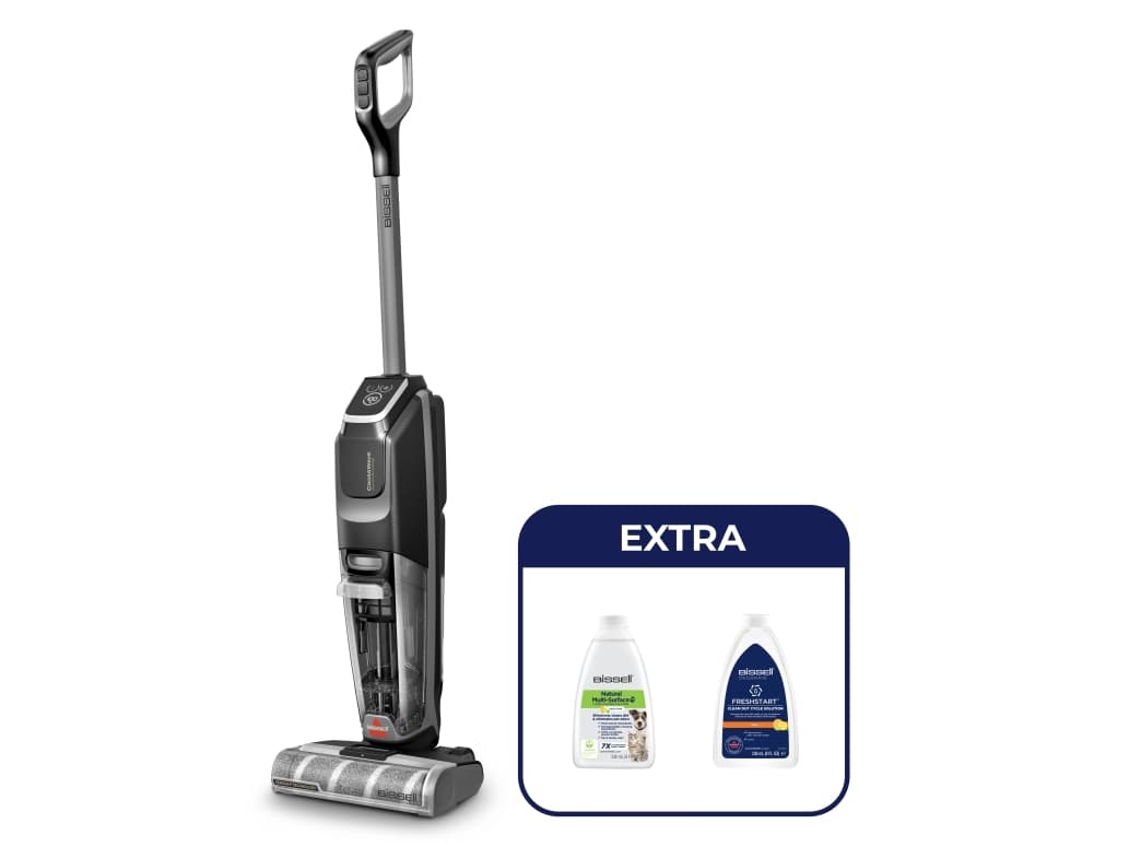 Bissell CrossWave OmniForce Edge Select, Pystyimuri, Pussiton, musta, Harmaa, 0,63 L, 0,44 L, Muovi