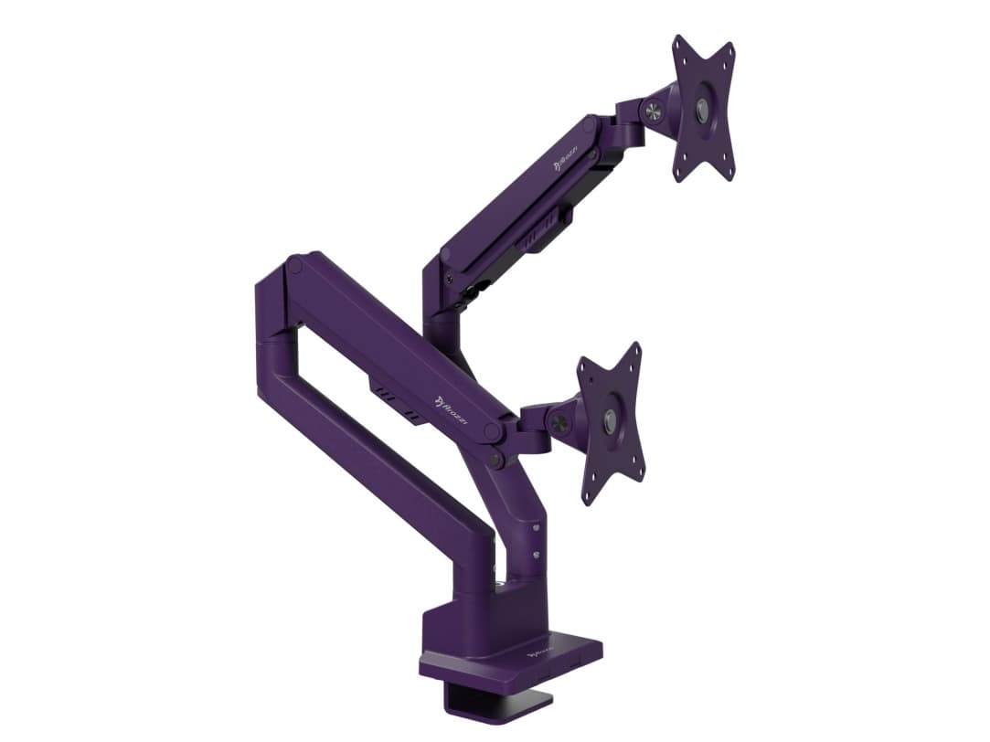 Arozzi Alzare Neo Duo - Gas Spring Monitor Arm - Purple